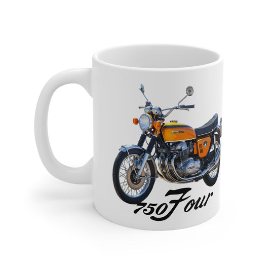 CB750 K0 Candy Gold Classic Japanese Motorcycle Coffee Mug