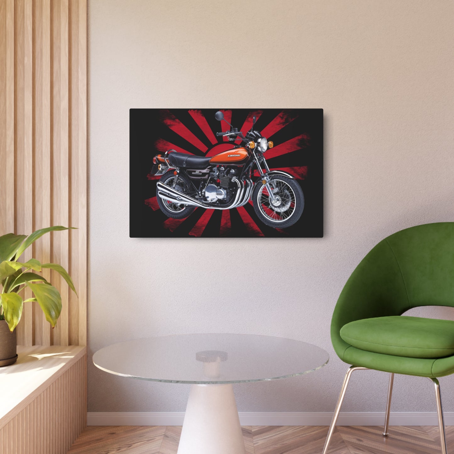 Kawasaki Z1 Z900 Metal Art Sign , USA Customers only
