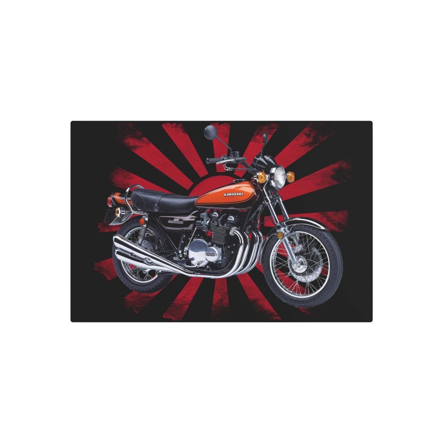 Kawasaki Z1 Z900 Metal Art Sign , USA Customers only