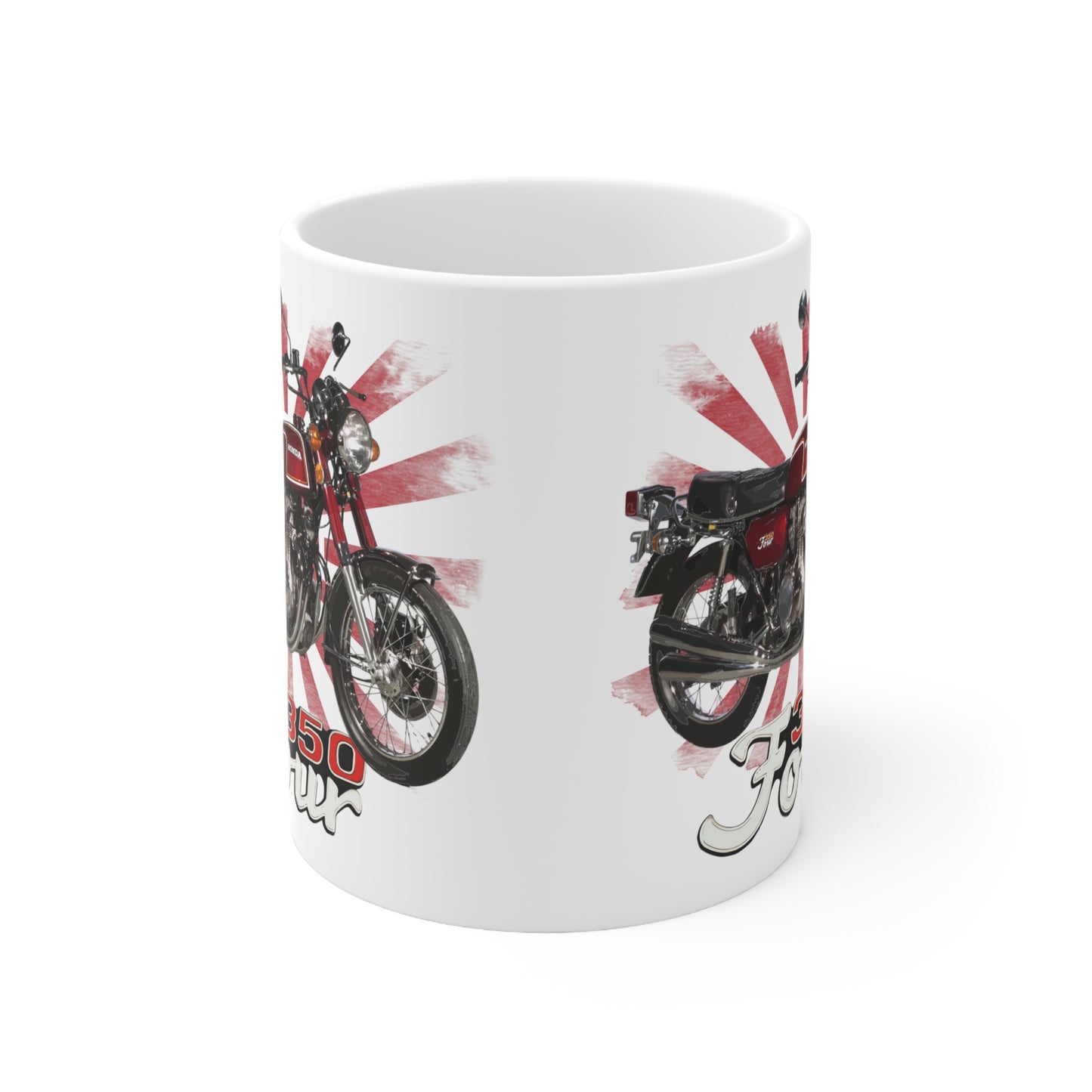 CB 350 Four Classic Japanese Motorcycle Ceramic Mug 11oz