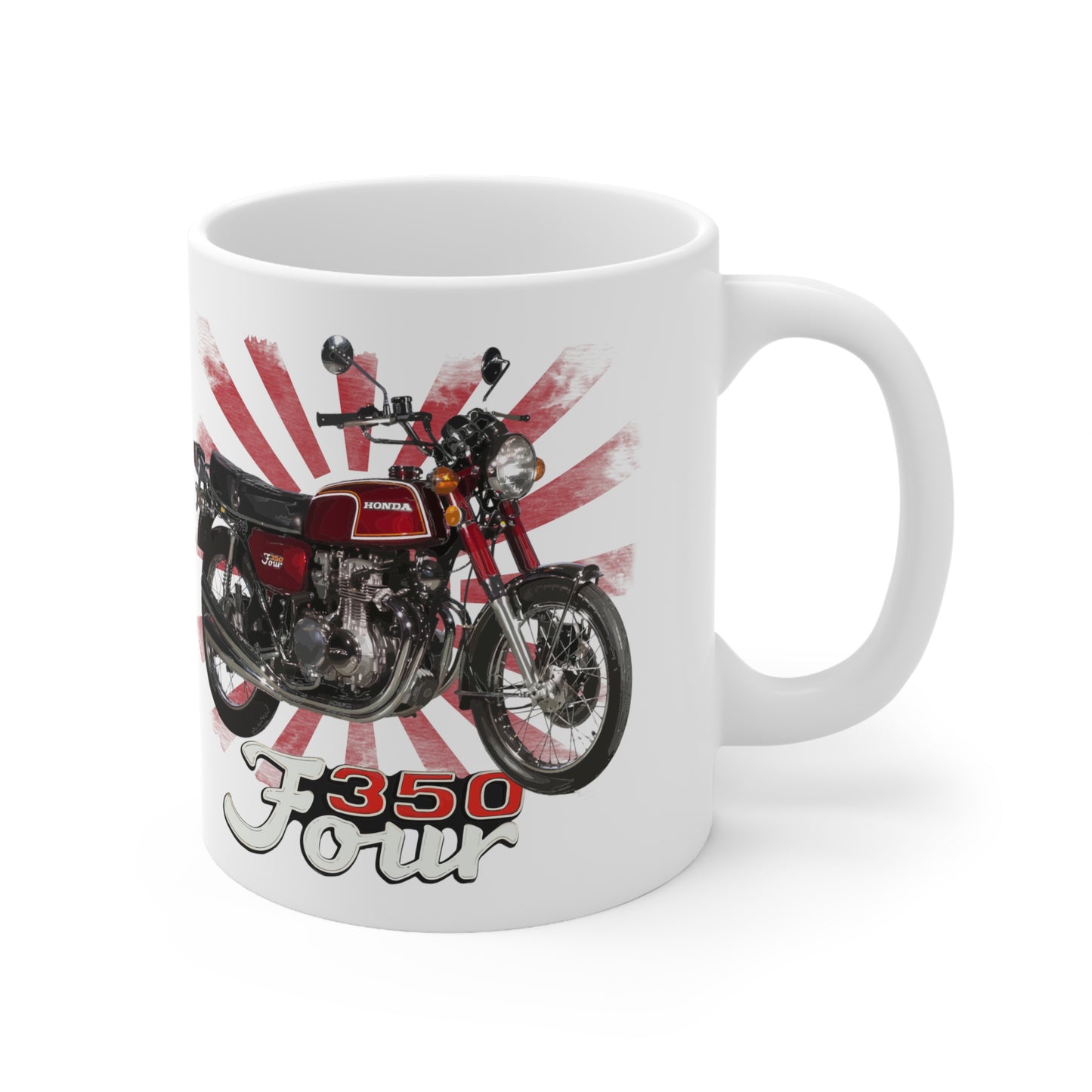 CB 350 Four Classic Japanese Motorcycle Ceramic Mug 11oz