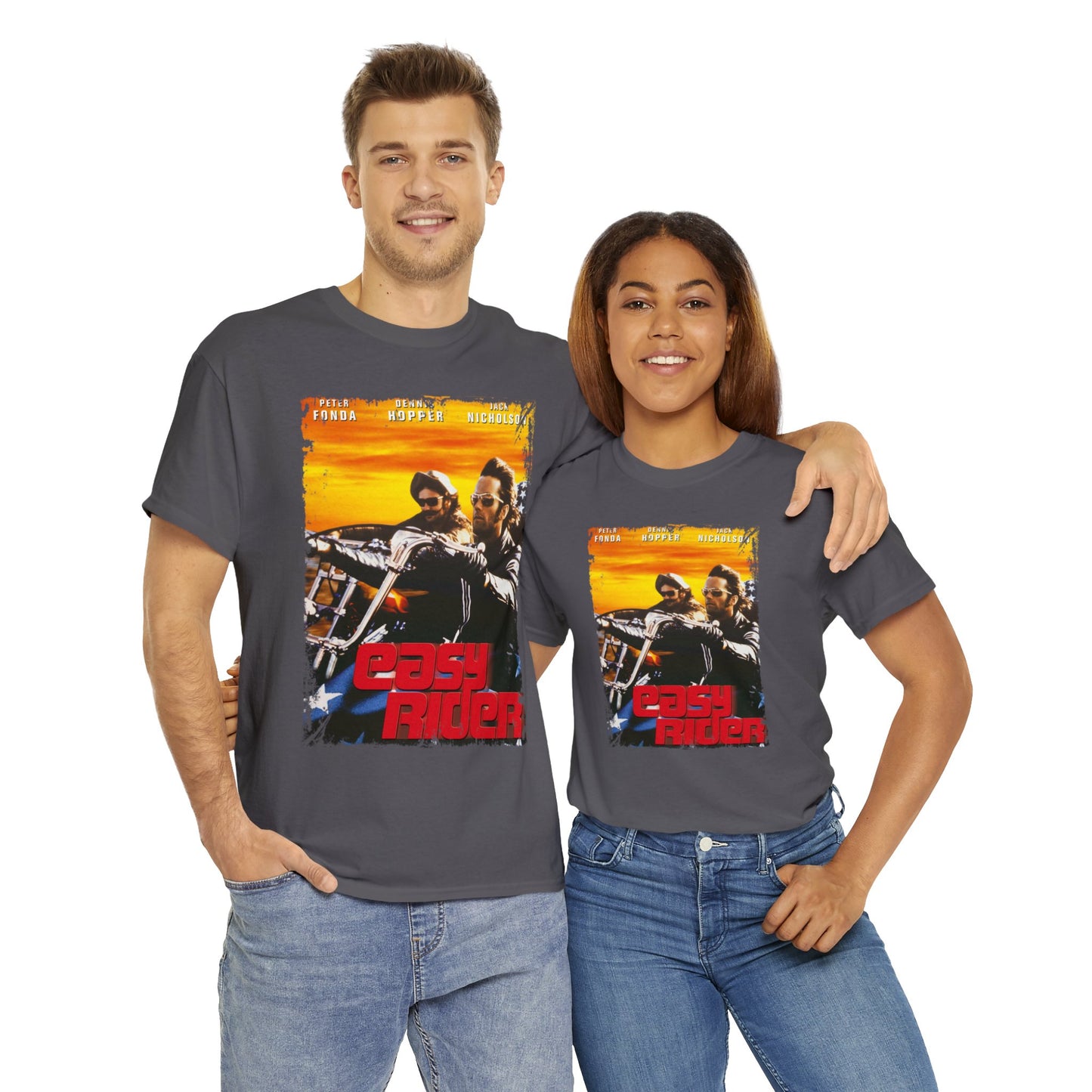 Easy Rider Classic Movie Unisex Heavy Cotton Tee