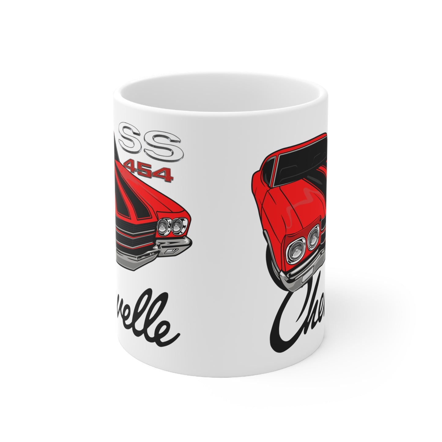 454 SS Muscle Car Ceramic Mug 11oz