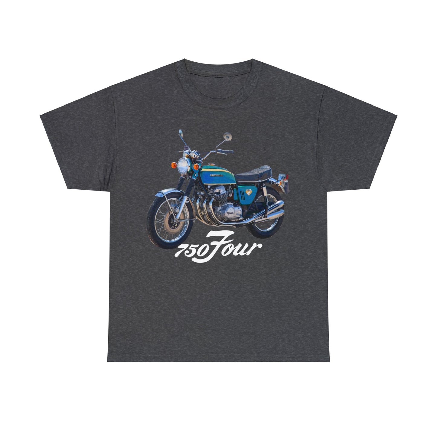 CB750 Blue Green Classic Japanese Motorcycle T Shirt