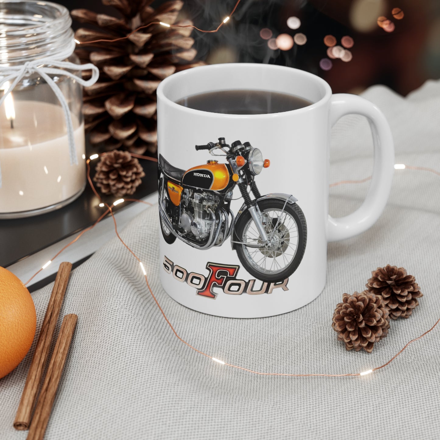 CB500 Four Classic Japanese Motorcycle Ceramic Mug 11oz