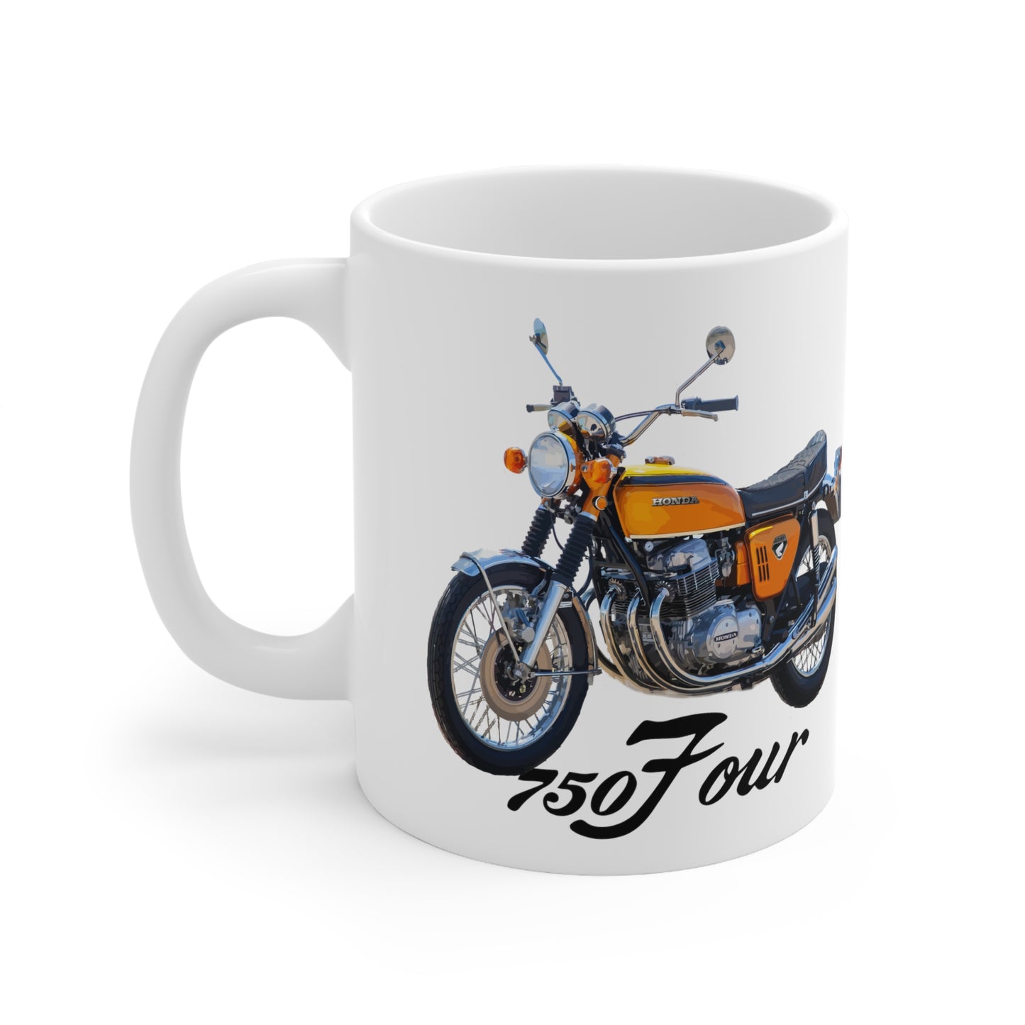 CB750 K0 Candy Gold Classic Japanese Motorcycle Coffee Mug