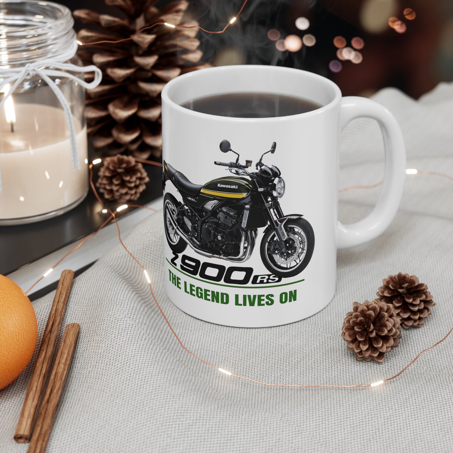 Z900 RS Green Legend Lives On Ceramic Mug 11oz