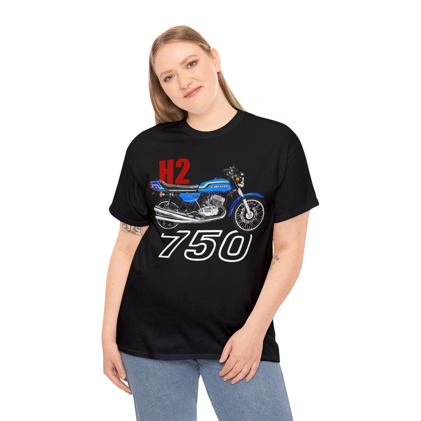 H2 Classic Japanese Motorcycle T Shirt