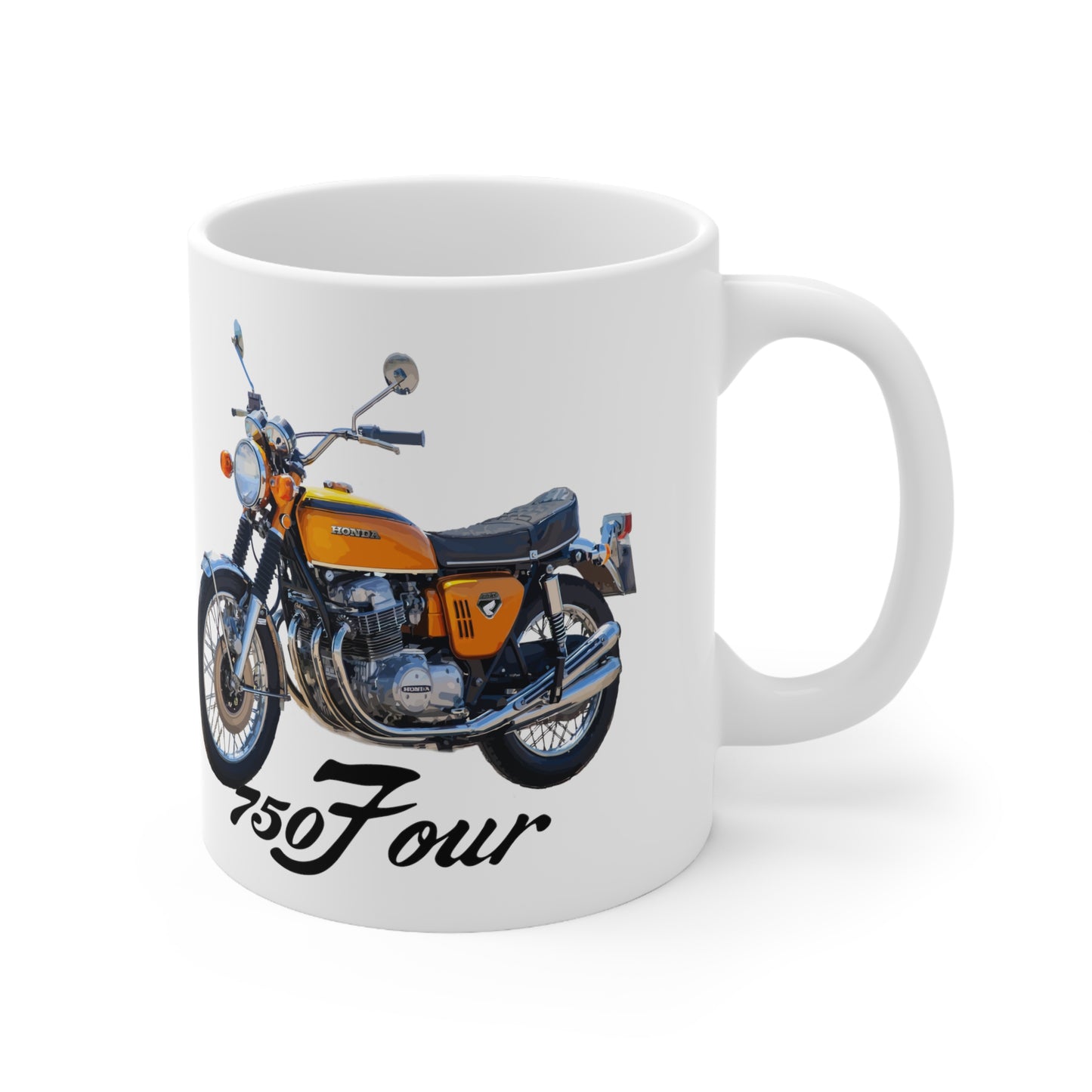 CB750 K0 Candy Gold Classic Japanese Motorcycle Coffee Mug