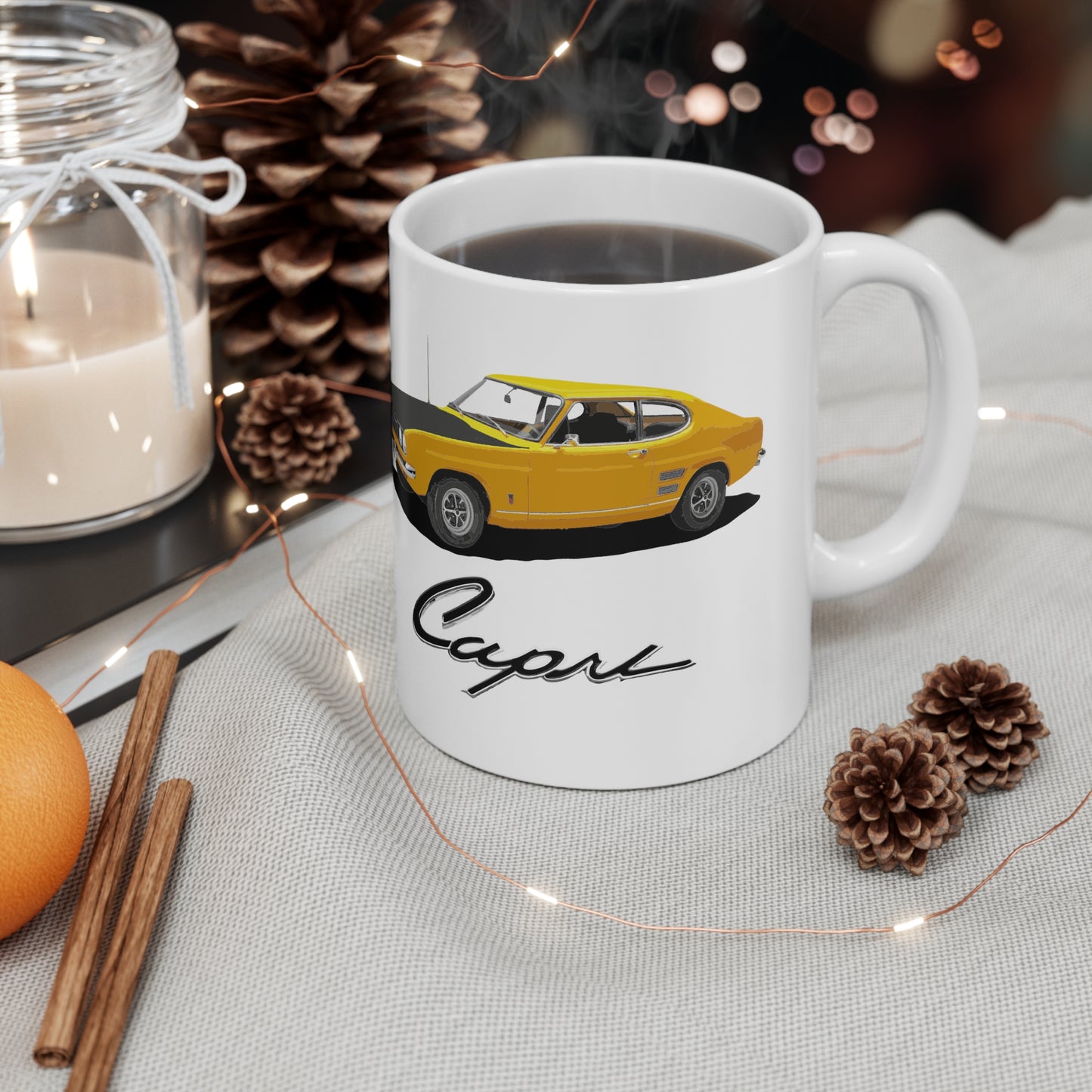 Capri Classic Car Ceramic Mug 11oz