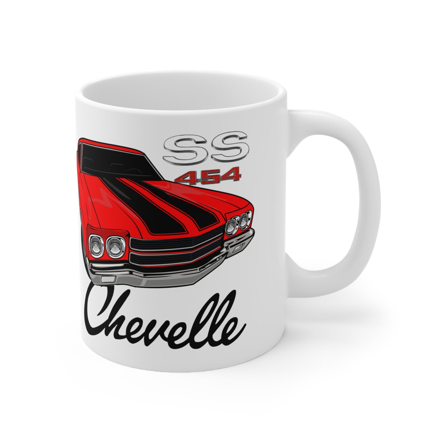 454 SS Muscle Car Ceramic Mug 11oz