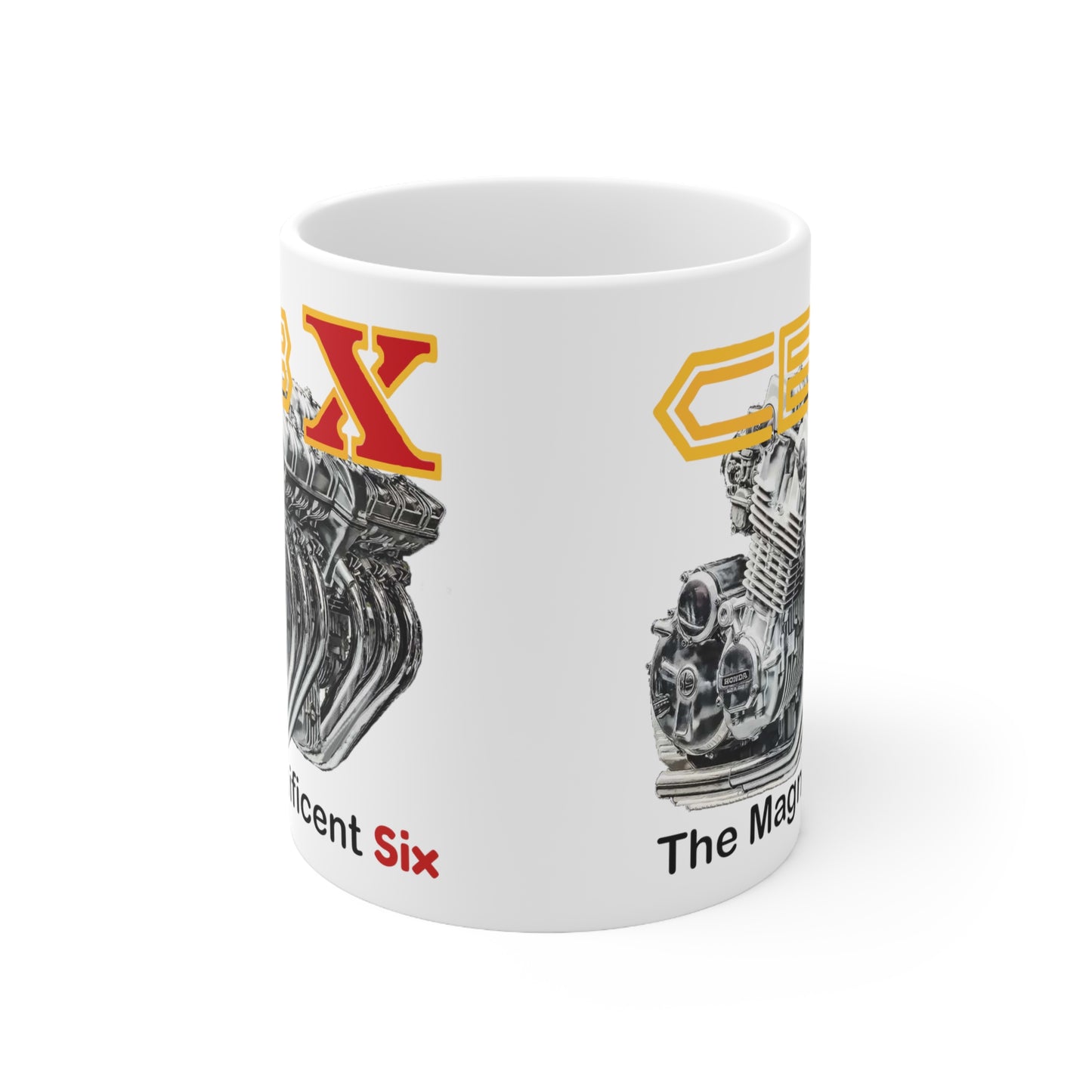 CBX Magnificent Six  Classic Japanese Motorcycle Coffee Mug