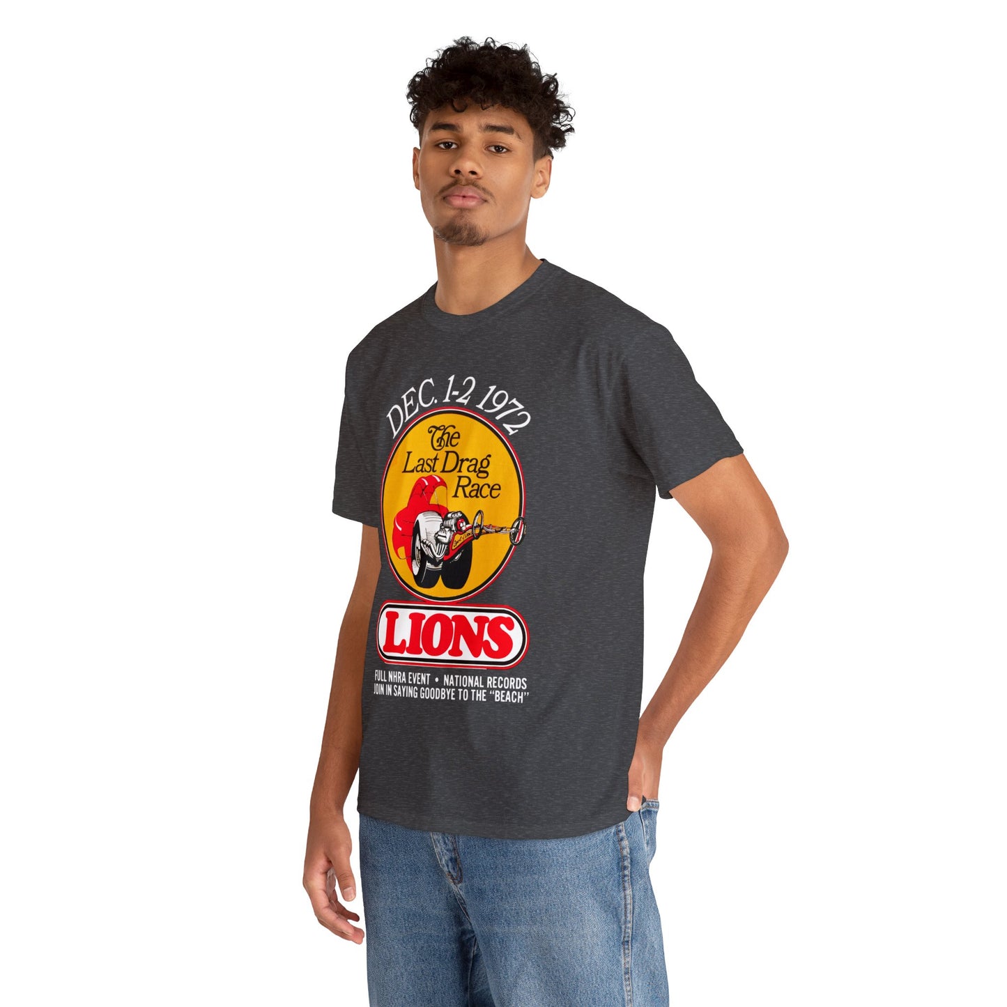 Lions Last Drag Race Classic Muscle Car Hot rod T Shirt