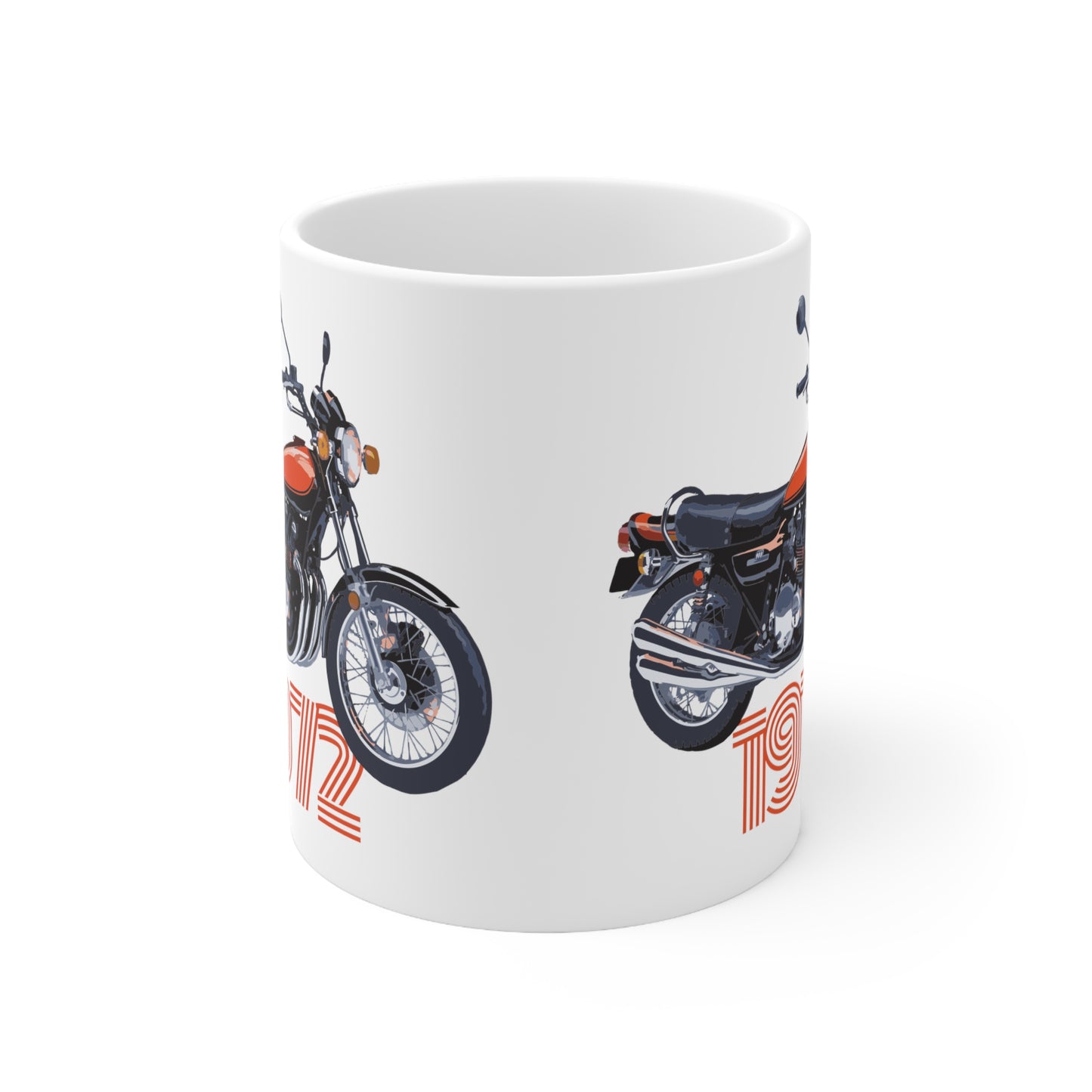 Retro 1972 Z900 Motorcycle Ceramic Mug 11oz