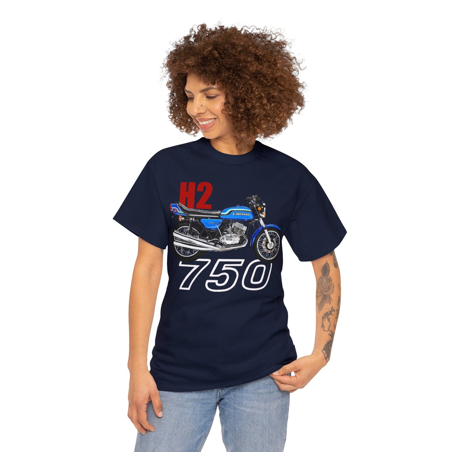 H2 Classic Japanese Motorcycle T Shirt