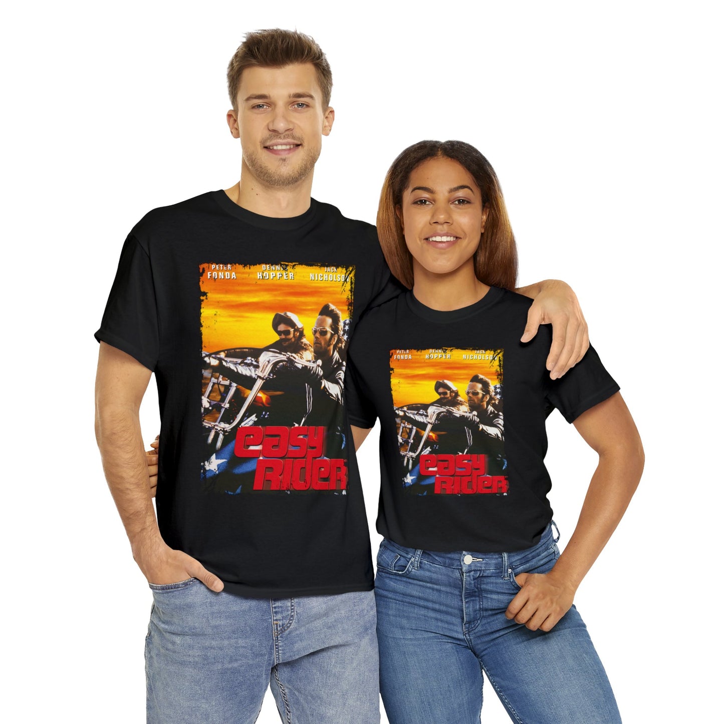 Easy Rider Classic Movie Unisex Heavy Cotton Tee