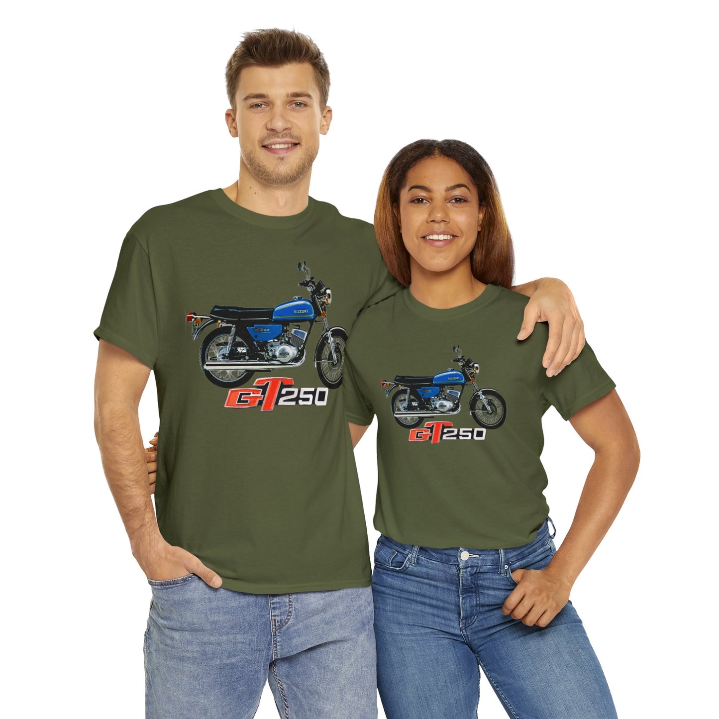 GT250 Classic Japanese Motorcycle T Shirt