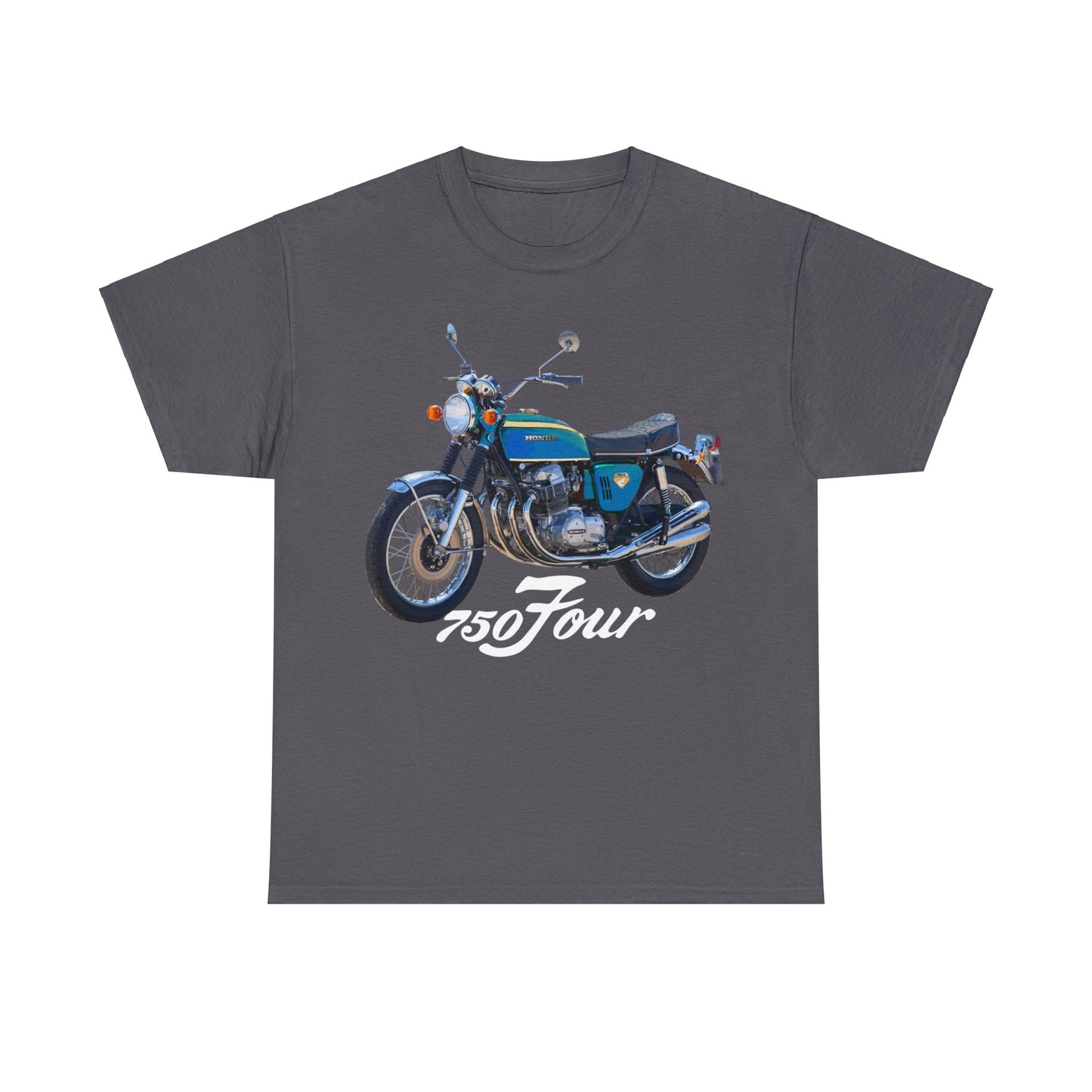 CB750 Blue Green Classic Japanese Motorcycle T Shirt