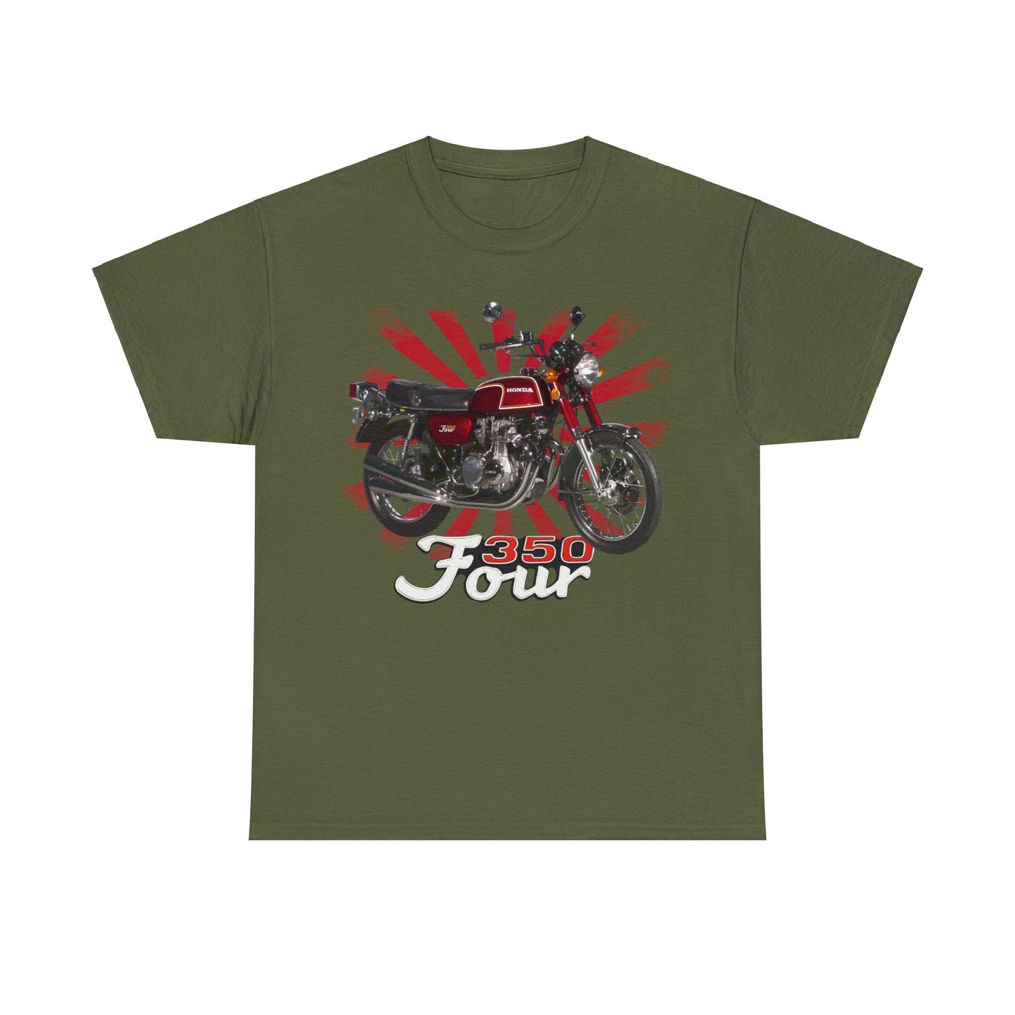 CB350 Four Classic Japanese Motorcycle T Shirt