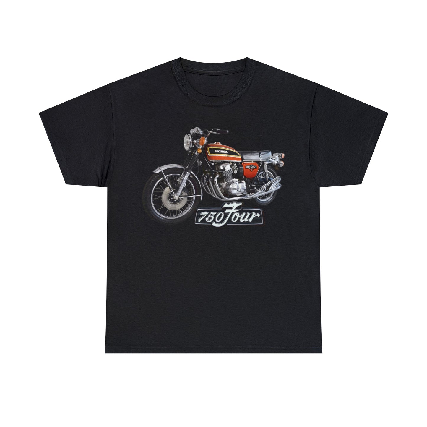 CB750 Four Sunrise Orange Classic Japanese Motorcycle T Shirt