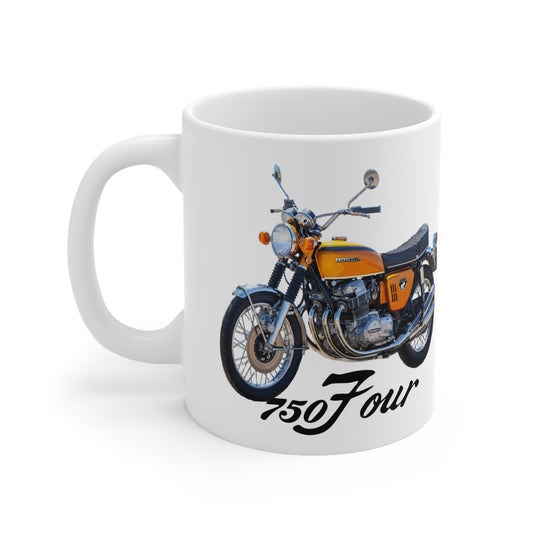 CB750 K0 Candy Gold Classic Japanese Motorcycle Coffee Mug