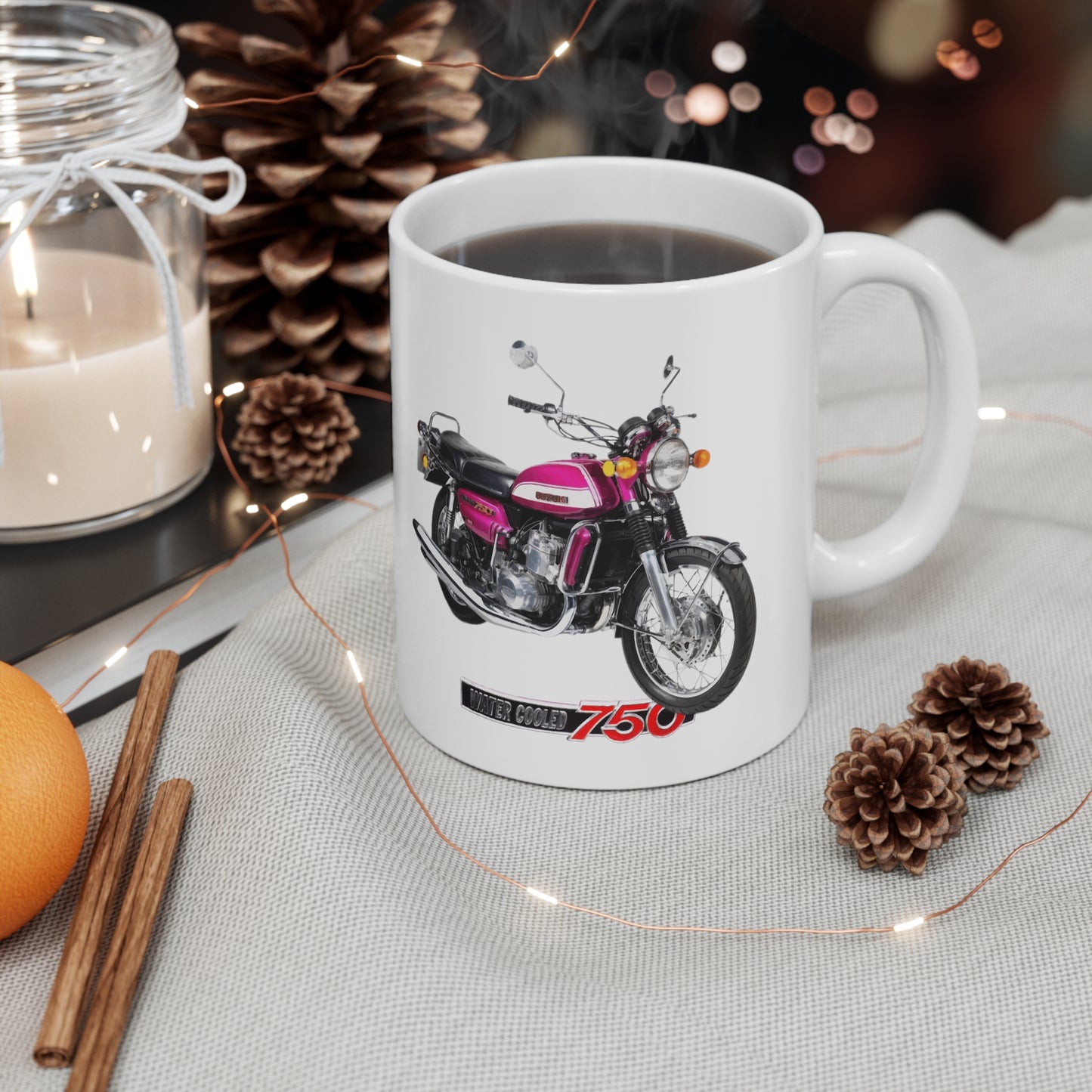 GT750 Classic Japanese Motorcycle Ceramic Mug 11oz