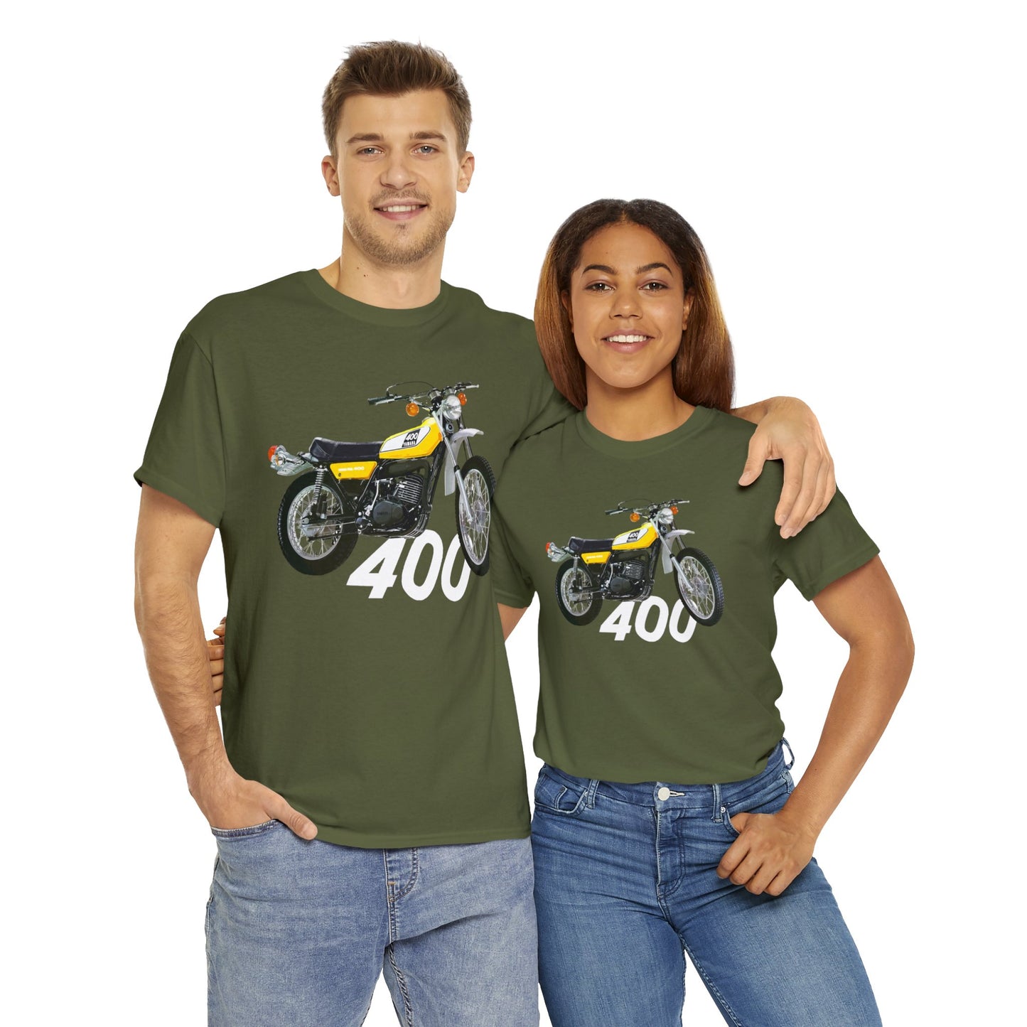 DT400 Classic Japanese Motorcycle T Shirt