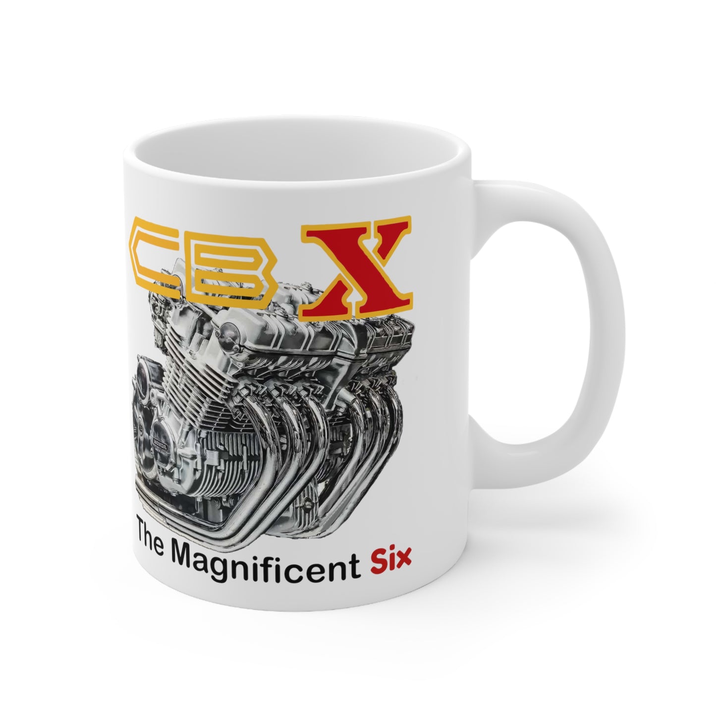 CBX Magnificent Six  Classic Japanese Motorcycle Coffee Mug