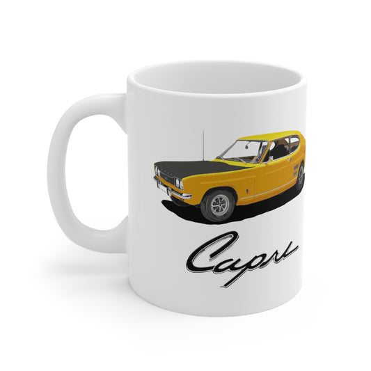 Capri Classic Car Ceramic Mug 11oz