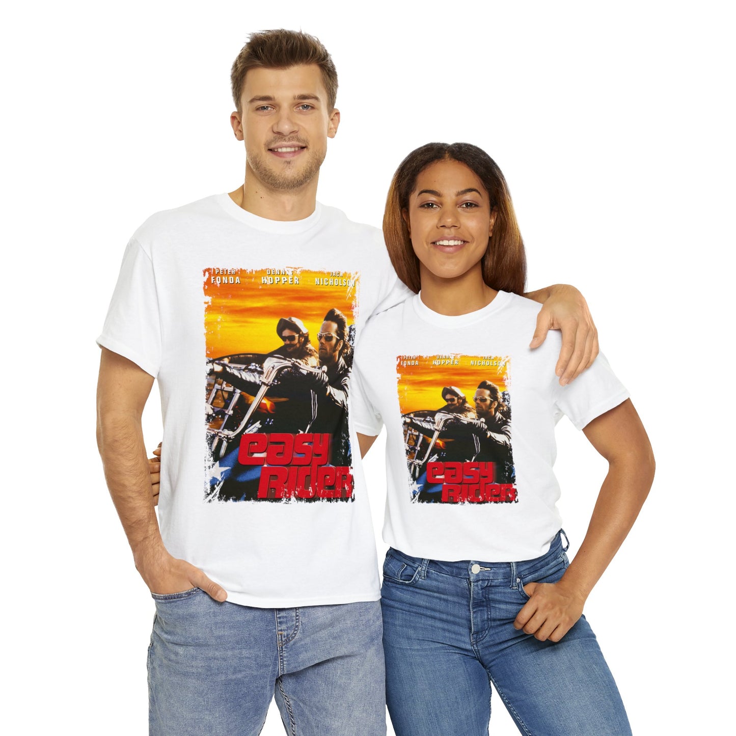 Easy Rider Classic Movie Unisex Heavy Cotton Tee