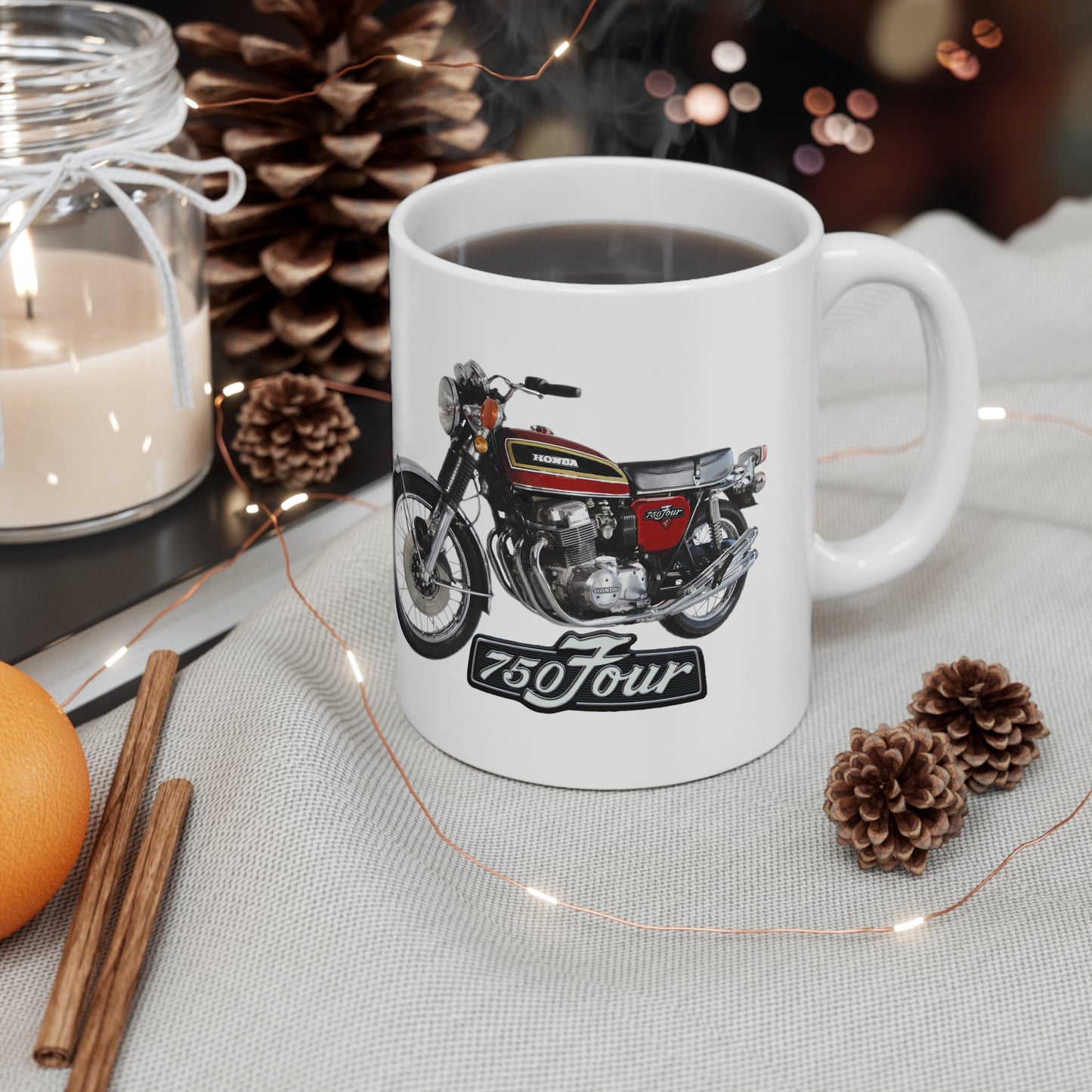 CB750 Four Classic Japanese Motorcycle Ceramic Mug 11oz