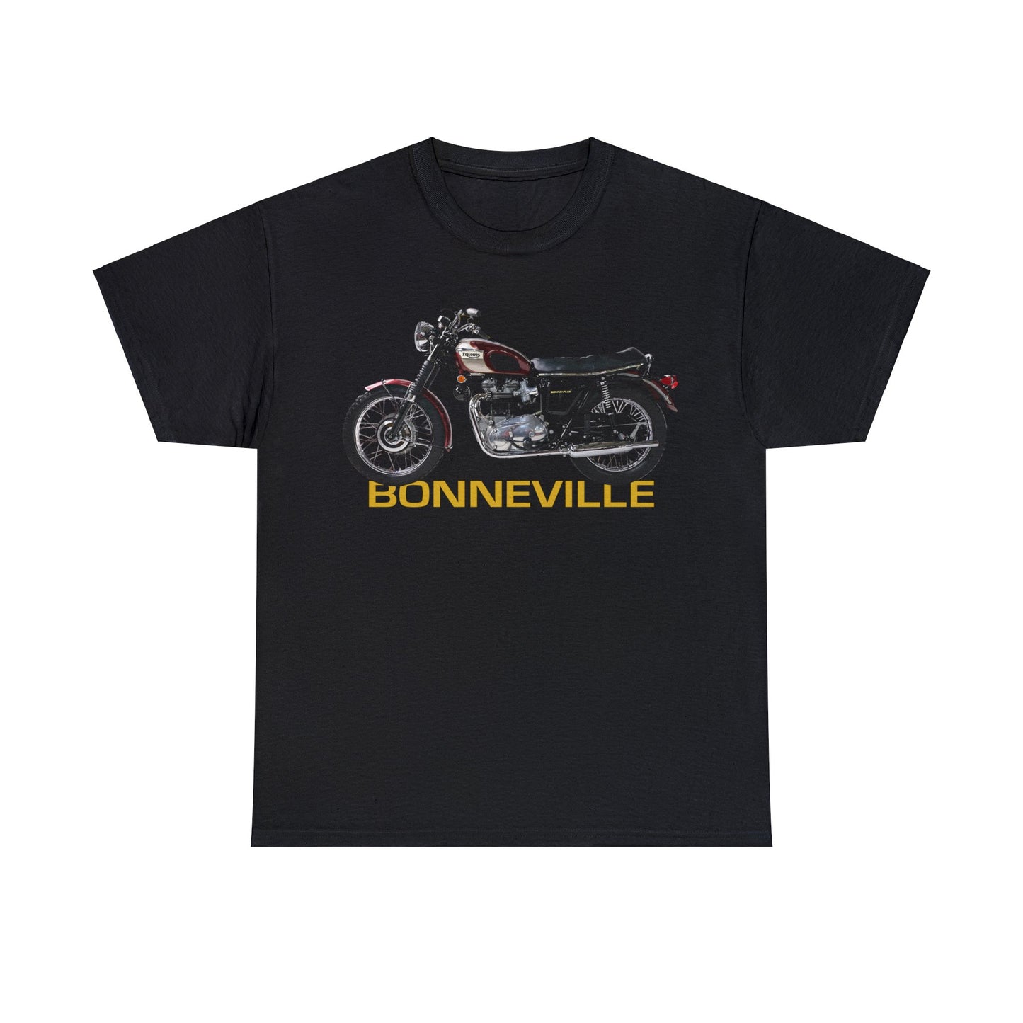 Bonneville T120 650 USA Spec 1970 Maroon Tee