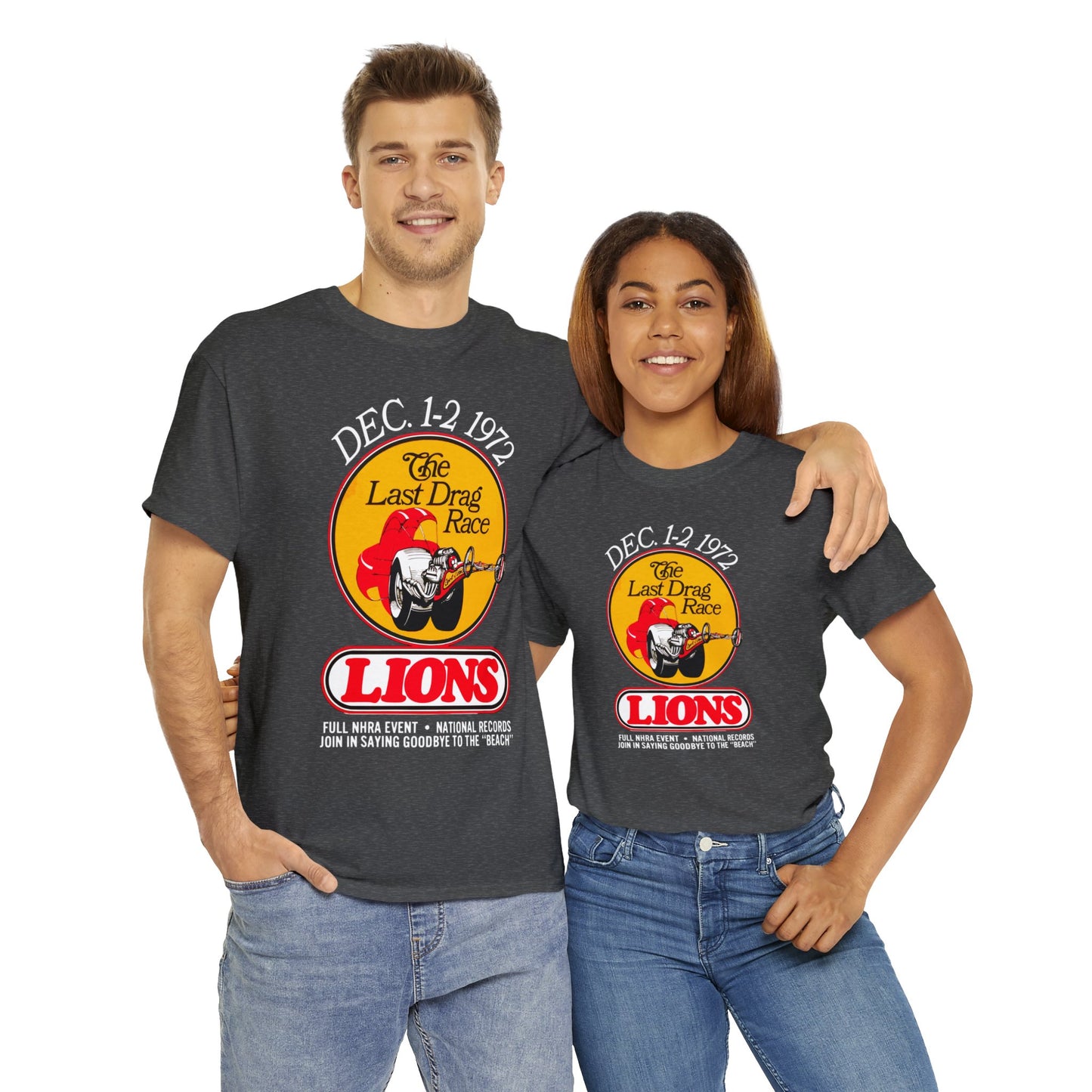 Lions Last Drag Race Classic Muscle Car Hot rod T Shirt