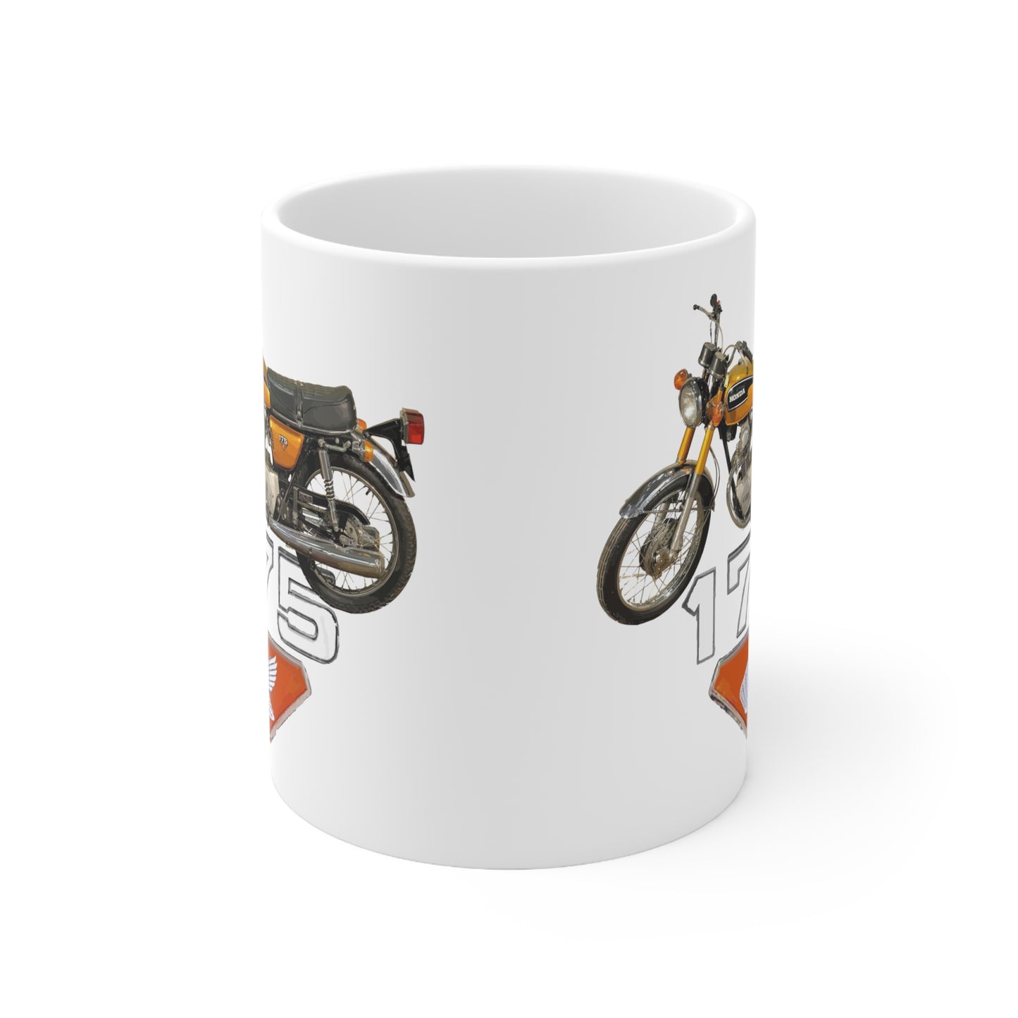 CB175 Classic Japanese Motorcycle Ceramic Mug 11oz