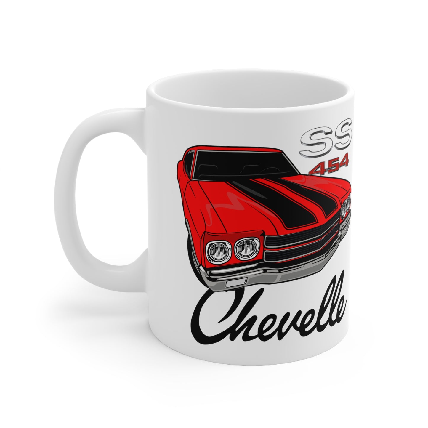 454 SS Muscle Car Ceramic Mug 11oz