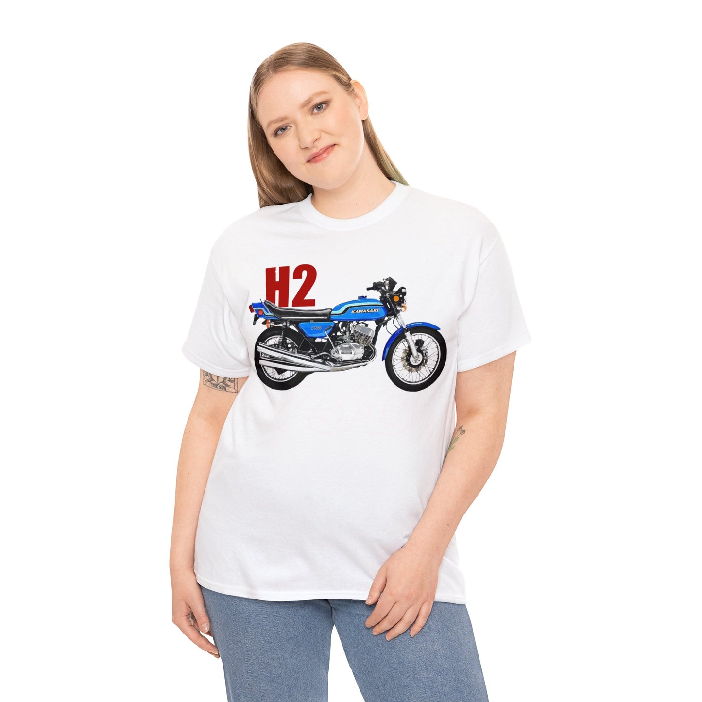 H2 Classic Japanese Motorcycle T Shirt