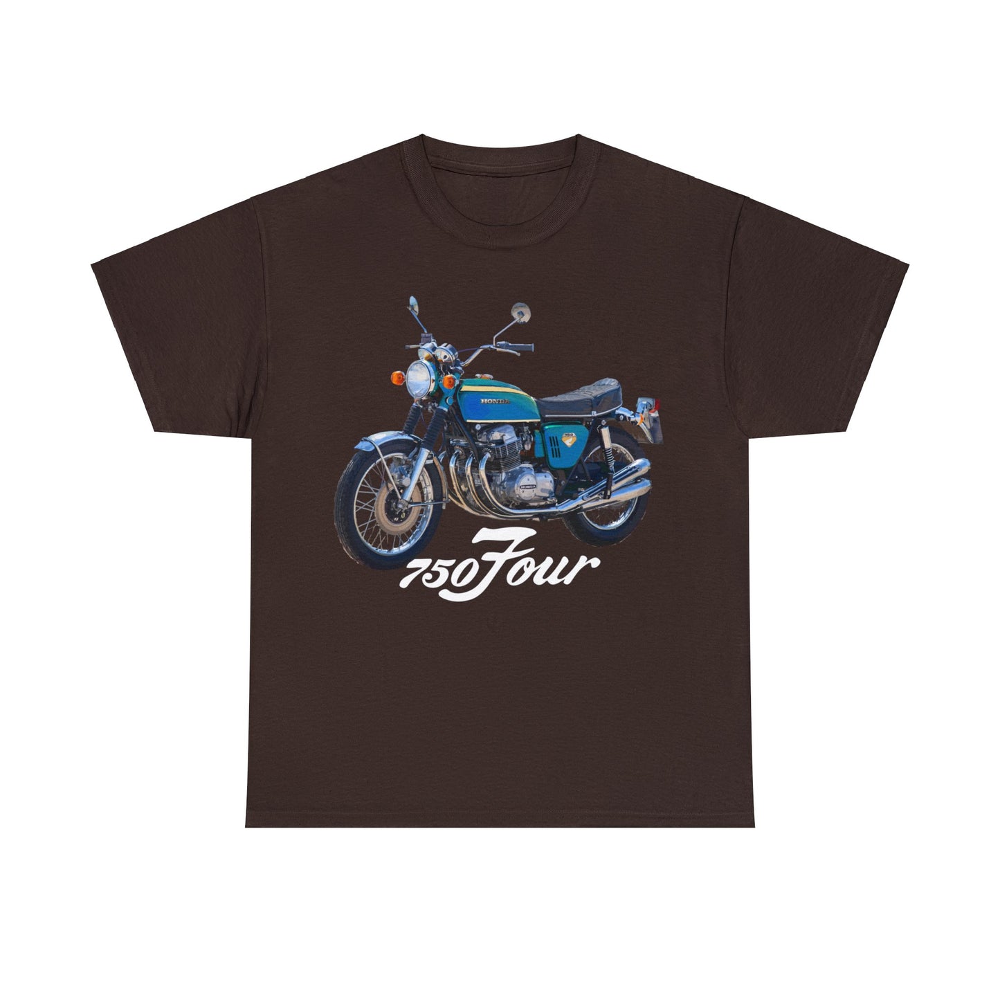 CB750 Blue Green Classic Japanese Motorcycle T Shirt