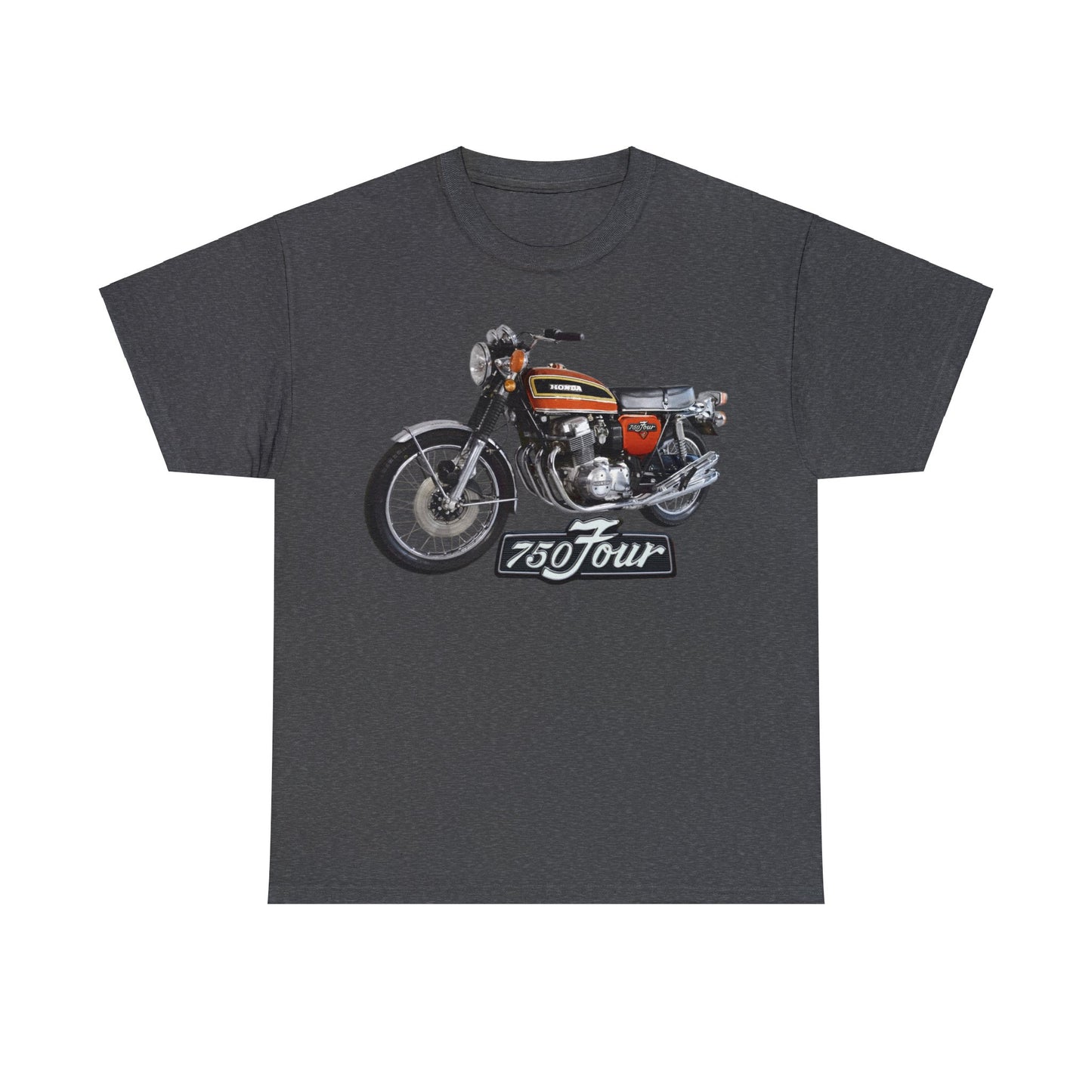 CB750 Four Sunrise Orange Classic Japanese Motorcycle T Shirt