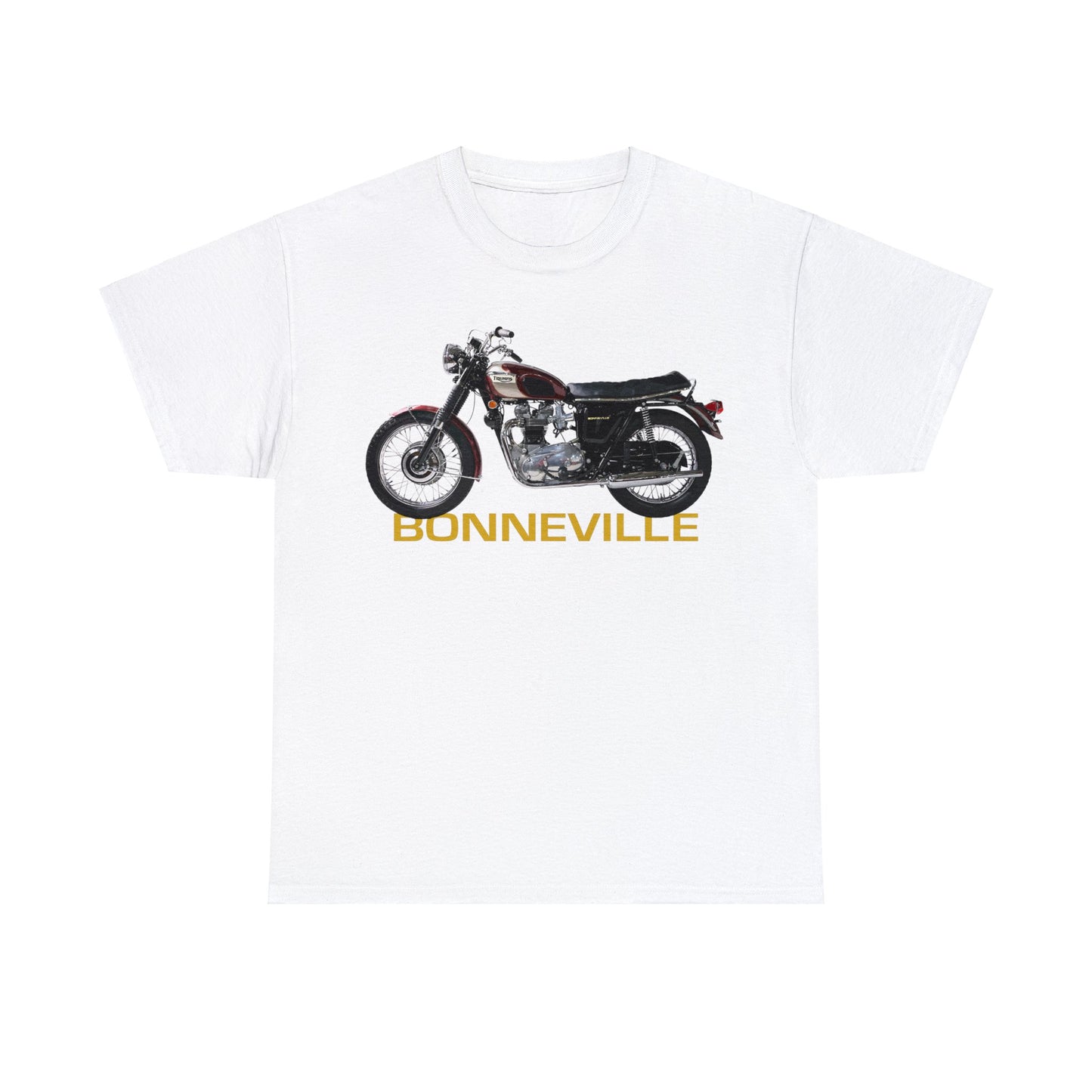 Bonneville T120 650 USA Spec 1970 Maroon Tee