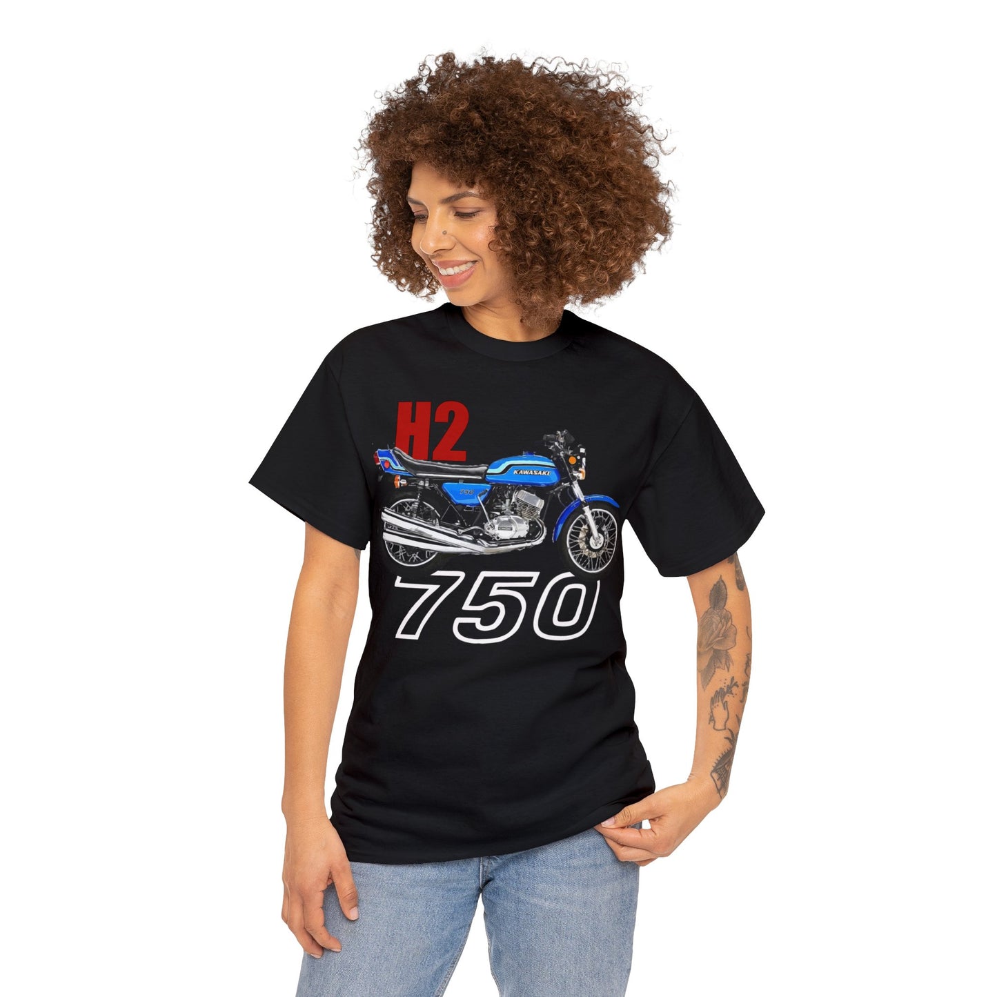 H2 Classic Japanese Motorcycle T Shirt