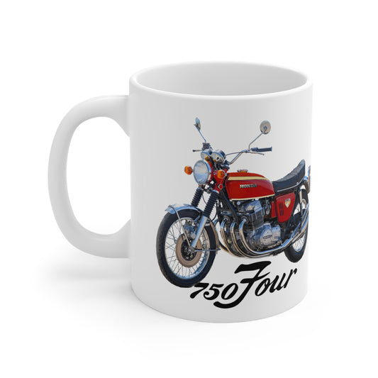 CB750 K0 Red Classic Japanese Motorcycle Coffee Mug