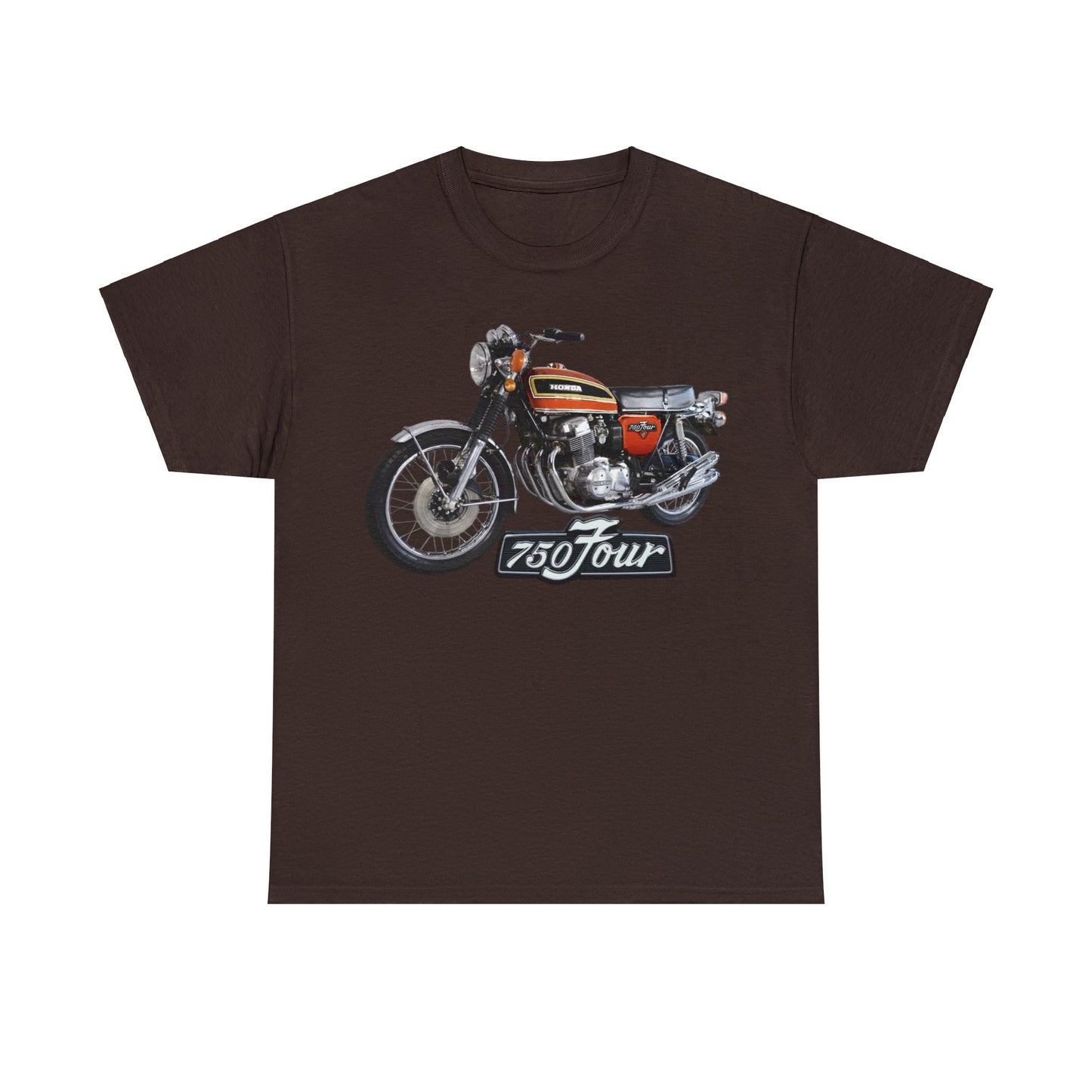 CB750 Four Sunrise Orange Classic Japanese Motorcycle T Shirt