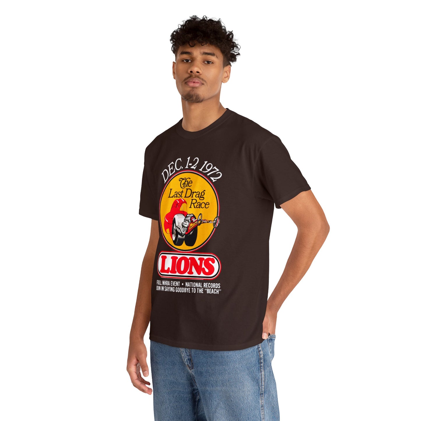 Lions Last Drag Race Classic Muscle Car Hot rod T Shirt