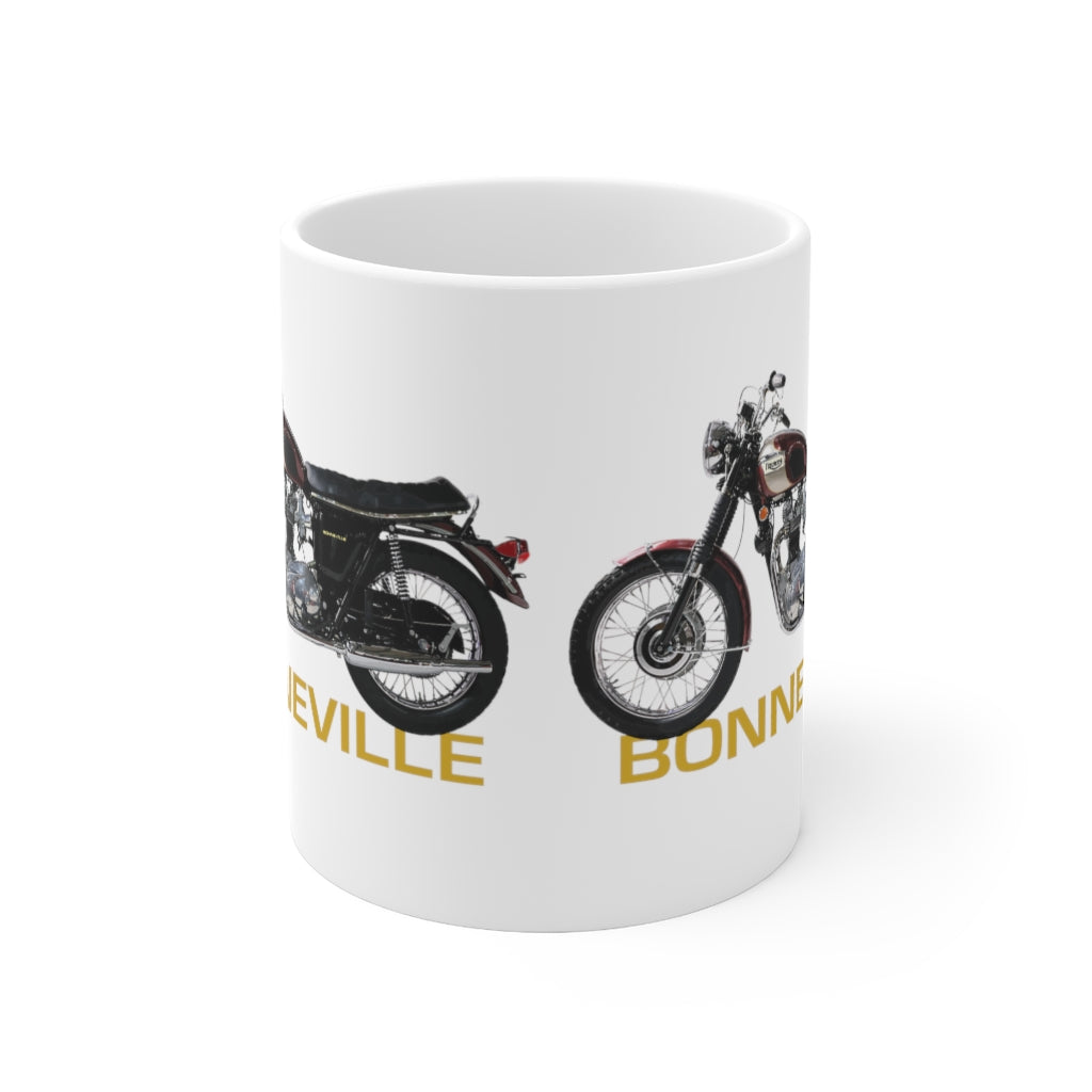 Bonneville Triumph T120 1969 Classic British Motorcycle Coffee Mug