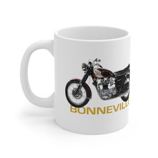 Bonneville Triumph T120 1969 Classic British Motorcycle Coffee Mug