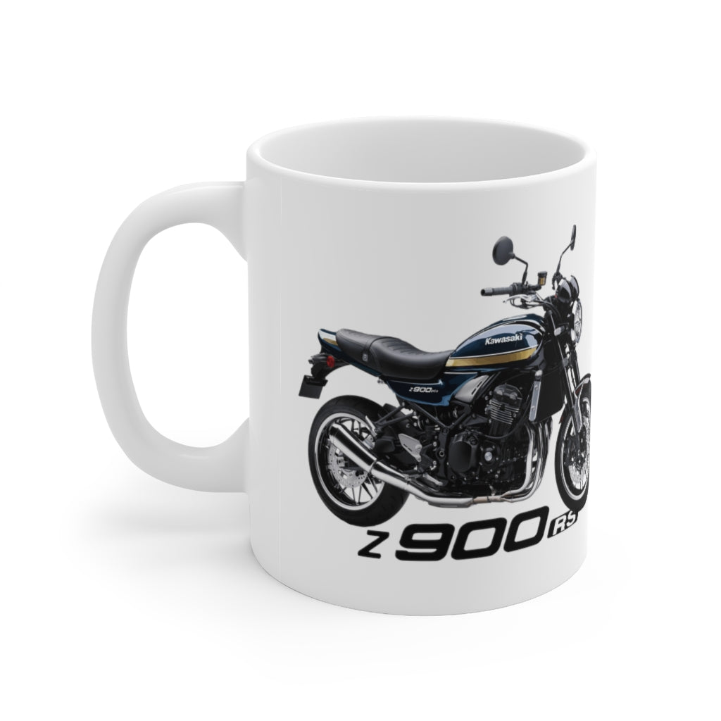 Z900 RS Kawasaki Candytone Blue Ceramic Mug 11oz