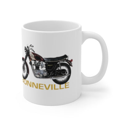 Bonneville Triumph T120 1969 Classic British Motorcycle Coffee Mug