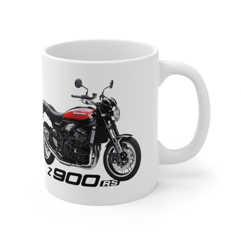 Kawasaki Z900 RS Orange Motorcycle Ceramic Mug 11oz
