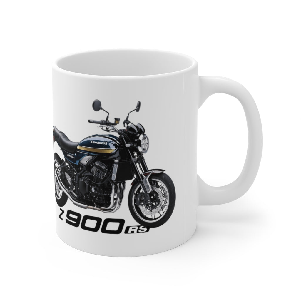 Z900 RS Kawasaki Candytone Blue Ceramic Mug 11oz