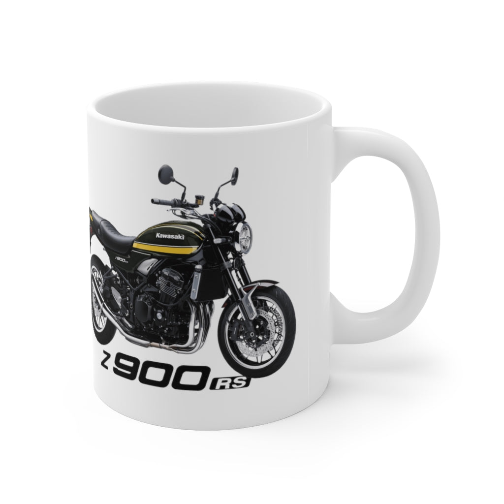 Kawasaki Z900 RS Green Motorcycle Ceramic Mug 11oz